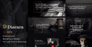Diacara – WordPress Theme For Law Firm & Attorneys