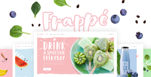 Frappé - Smoothie, Juice Bar and Organic Food WordPress Theme