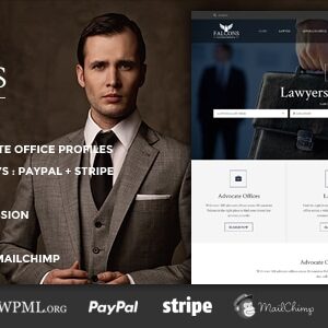 Falcons - Directory for Lawyers & Law Firms Wordpress Theme