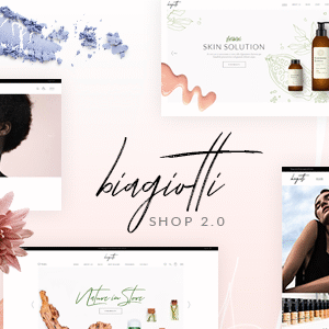 Biagiotti - Beauty and Cosmetics Shop WordPress Theme