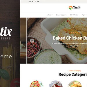 Thatix - Food Recipes WordPress Theme