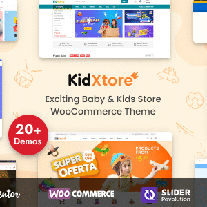KidXtore - Kids Clothing and Toys Store Elementor WooCommerce WordPress Theme