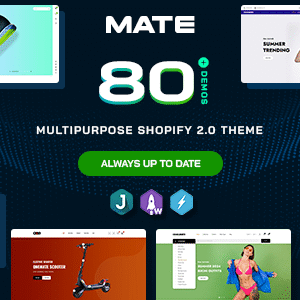 Mate - Multipurpose Shopify 2.0 Theme