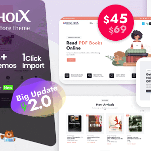 Choix - Bookstore Elementor WooCommerce WordPress Theme