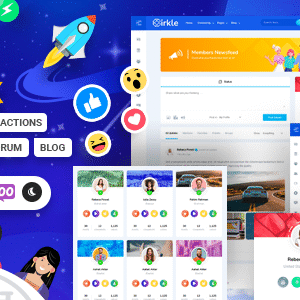 Cirkle – Social Networking WordPress Theme