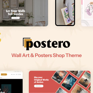 Postero - Wall Art & Poster WooCommerce Theme
