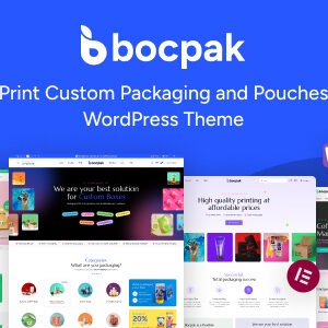 Bocpak - Print Custom Packaging and Pouches WordPress Theme