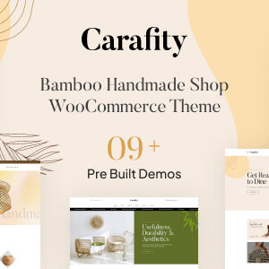 Carafity – Bamboo Handmade Shop WooCommerce Theme