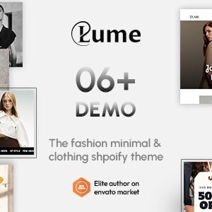 Lume – The Minimal Fashion & Clothing Shopify Theme