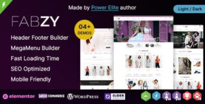 Fabzy WP - Fashion and Multi-purpose Elementor WooCommerce Theme