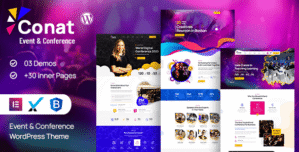 Conat | Event & Conference WordPress Theme + RTL Ready