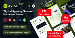 Axios - Digital Agency WordPress Theme