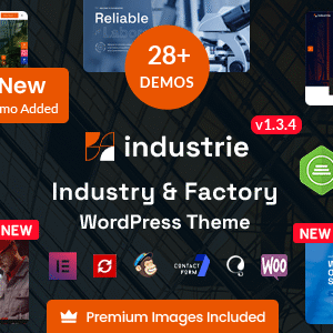 Industrie - Factory & Industry WordPress Theme