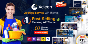Xcleen - Cleaning Services WordPress Theme