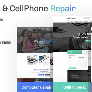 Computer and CellPhone Repair Services WordPress Theme