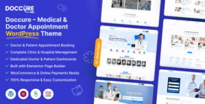 Doccure – Medical Appointment & Clinic Management WordPress Theme