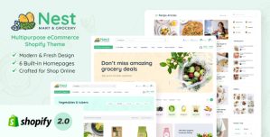 Nest - Grocery Store eCommerce Shopify Theme