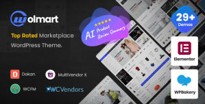 Wolmart theme | Multi-Vendor Marketplace WooCommerce Theme