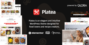 Platea - Recipe WordPress Theme