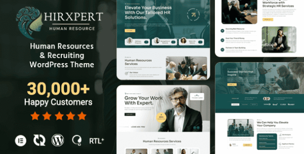 Hirxpert - Human Resources & Recruiting WordPress Theme