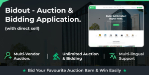 Bidout – Multivendor Auction & Bidding Platform
