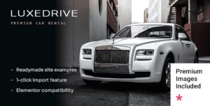 LuxeDrive – Limousine and Car Rental WordPress Theme
