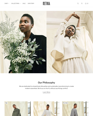 Retina Shopify tTheme