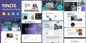 Binos – Business Consulting & Marketing WordPress Elementor Theme
